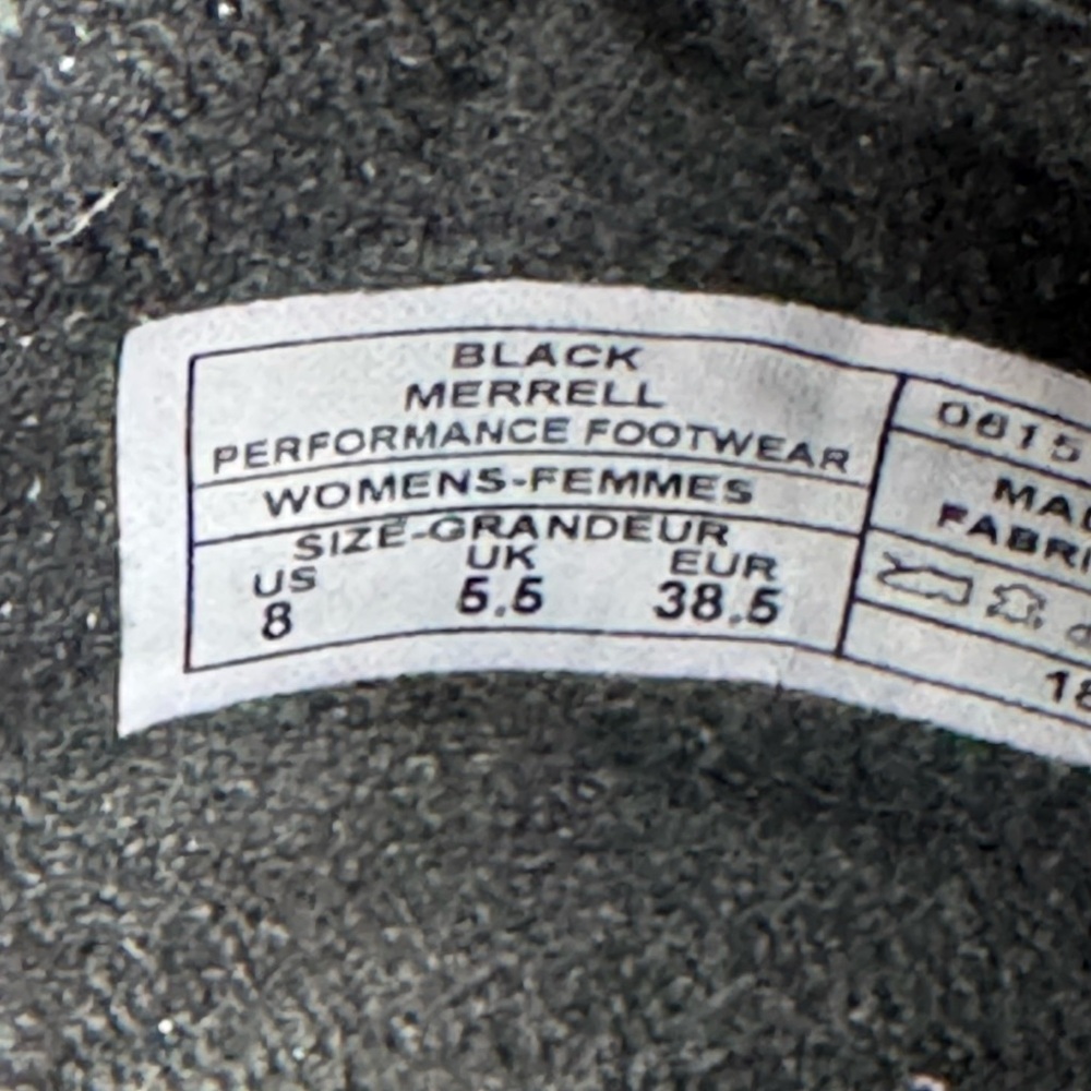 Merrell Black Suede Slip-On Ballet Flats - Picture 6 of 6